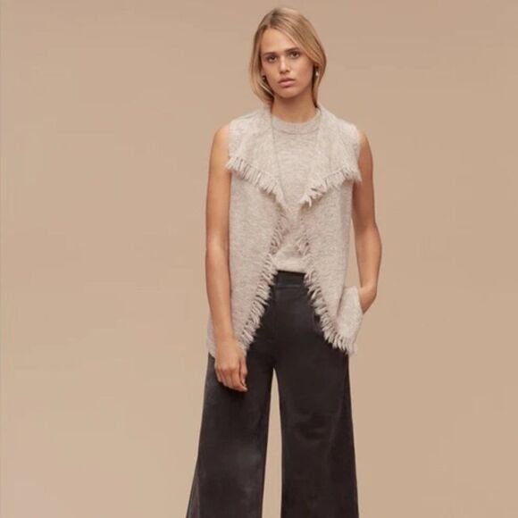 Wilfred Free Fei Fei Wool Sweater in Grey - Picture 1 of 5